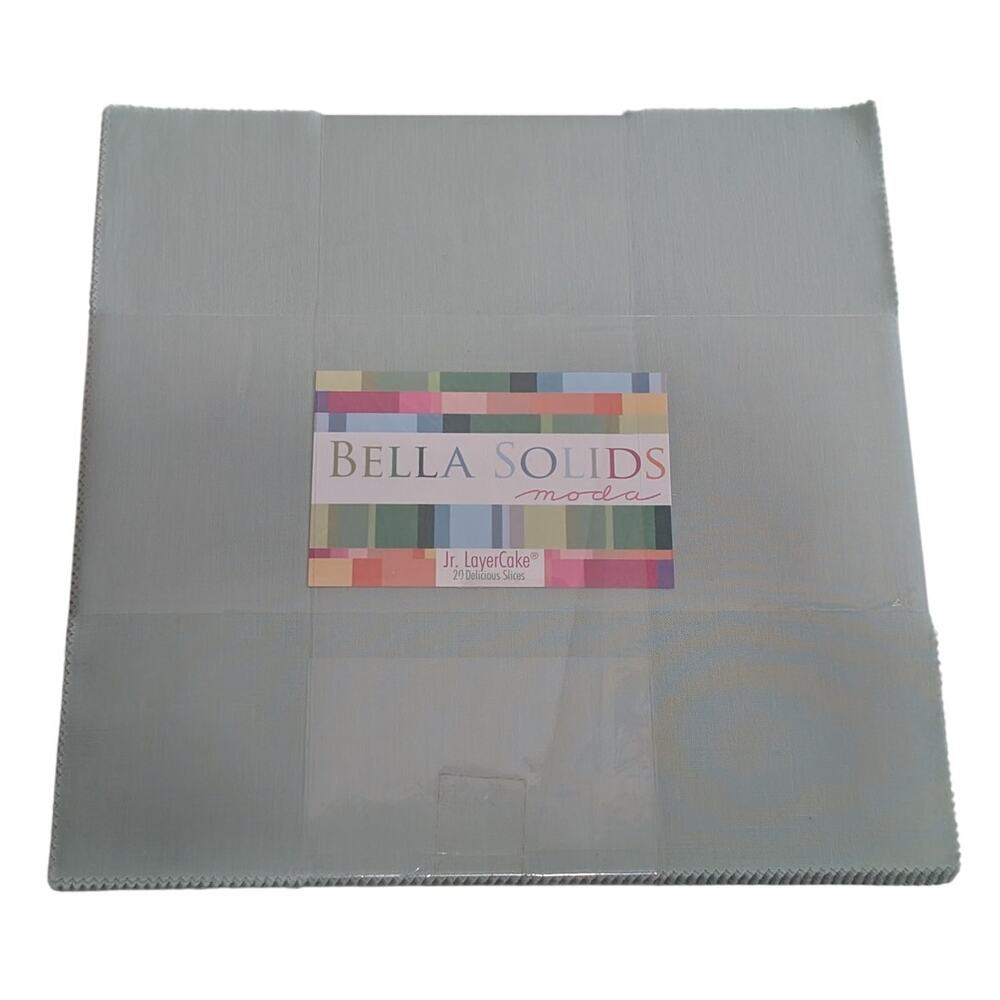 Home town Sky Jr Layer Cake by Bella Solids #9900-177 for Moda Fabrics 10 in
